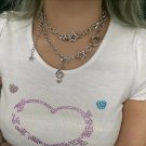 Elegant Shiny Star Notes Pendant Necklace