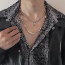 Metal Beaded Dice Pendant Necklace For Him