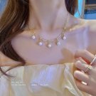 Kpop Fusion Magic: Pearl Choker Necklace Extravaganza