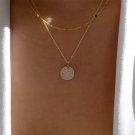 Celestial Radiance: Captivating Gold Chain Necklace with Ornate Pendant for Women