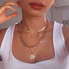 Golden Enchantment: Opulent Gold Chain Necklace with Intricate Pendant for Women