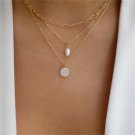 Golden Rhapsody: Opulent Gold Chain Necklace with Exquisite Pendant for Women