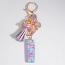 Irresistible Sparkle: Dreamy Sequin 'I' Keychain for Women