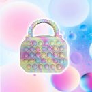 Silicone Push Bubble Crossbody Bag Fidget Toy and Stress Reliever