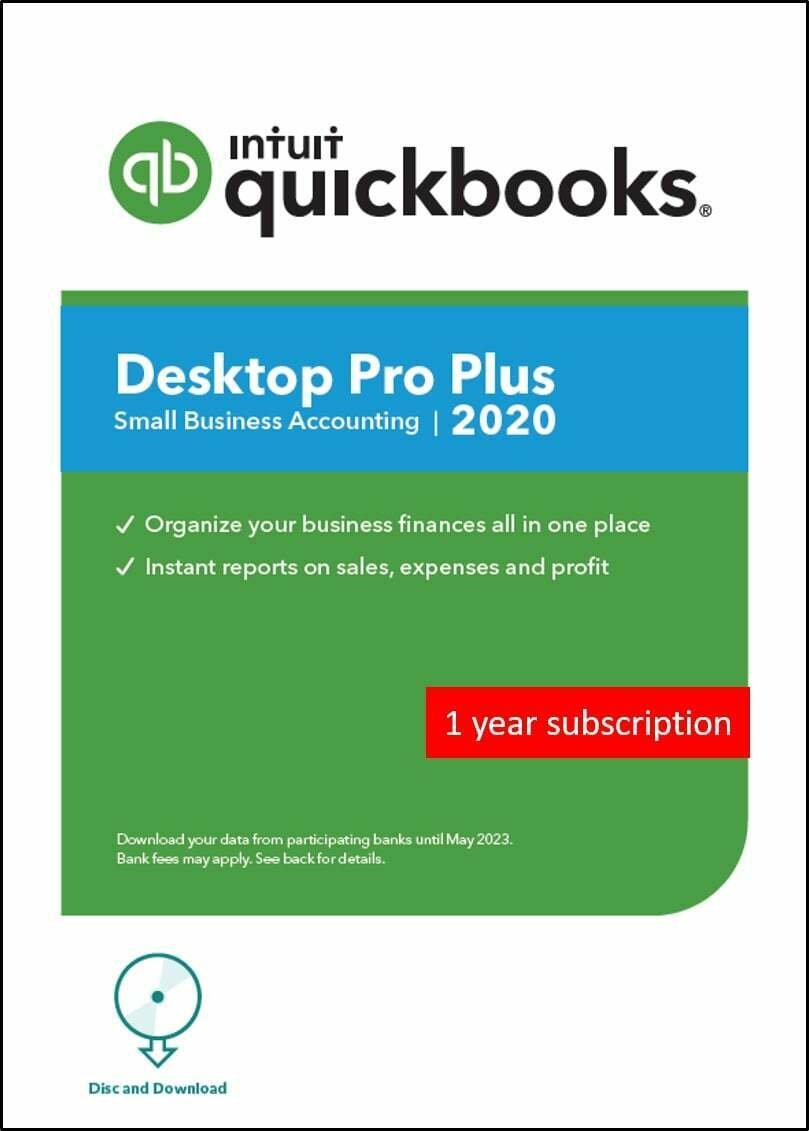 QuickBooks Pro PLUS 2020 ( 1 User ) with Unlimited Support 1 year