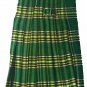 Irish National Men's 8 Yard Scottish Kilt Size 26 Waist Highland Tartan Kilt Casual Pleated Skirt