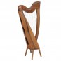 Rosewood 28 String Claddagh Harp Walnut, Irish Lever Harp, Celtic Irish Harp