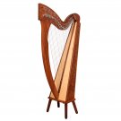 Rosewood 29 Strings Trinity Harp, Celtic Irish harp, Irish lever Harp