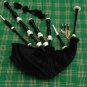 GREAT SCOTTISH HIGHLAND BAGPIPE ROSEWOOOD IMMMATION IVORY MOUNT BLACK COLOR