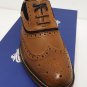 Ethan Tan and navy insert Leather Country Dressed Brogue Shoes