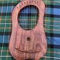 Lyra Harp Rosewood 10 Metal Strings/Rosewood Lyre Harp Metal Strings Free Case