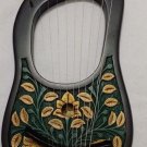LYRA HARP 10 METAL STRINGS ROSEWOOD HAND ENGRAVED BLACK COLOUR/LYRE HARP