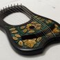 LYRA HARP 10 METAL STRINGS ROSEWOOD HAND ENGRAVED BLACK COLOUR/LYRE HARP