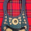 Lyre Harp 10 Metal Strings Rosewood Thistle Design/Lyra Harp Sheesham Wood + Key