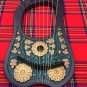 Lyre Harp 10 Metal Strings Rosewood Thistle Design/Lyra Harp Sheesham Wood + Key