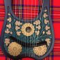 Lyre Harp 10 Metal Strings Rosewood Thistle Design/Lyra Harp Sheesham Wood + Key