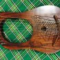 New Celtic Lyre Harp 10 Metal Strings Engraved Free Tuning Key & Case/Lyra Harp