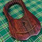 New Celtic Lyre Harp 10 Metal Strings Engraved Free Tuning Key & Case/Lyra Harp