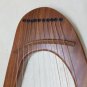 NEW DESIGN 10 STRING LYRE HARP WITH FREE EXTRA STRING SET TUNNING KEY AND BAG