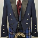 New Navy Prince Charlie Jacket & Vest Scottish Made for Kilts