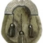 Men’s Scottish Dress Kilt Sporran Seal Skin Celtic Cantle Antique Highland Ware