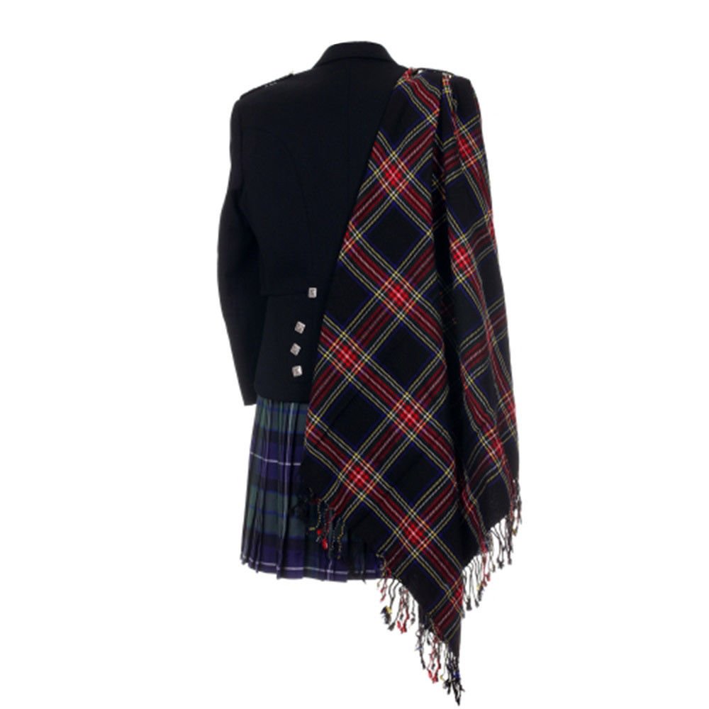 New Tartan Scottish Purled Fringe Budget Fly Plaid for Kilts in Range ...