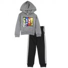 Boys Grey Avengers Hooded Outfit