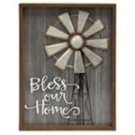 Bless Our Home Windmill Wall Sign