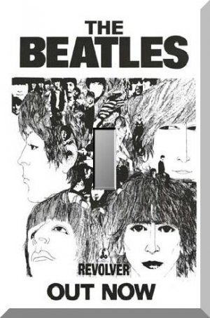 The Beatles Revolver Album Cover Art Single Switch Plate