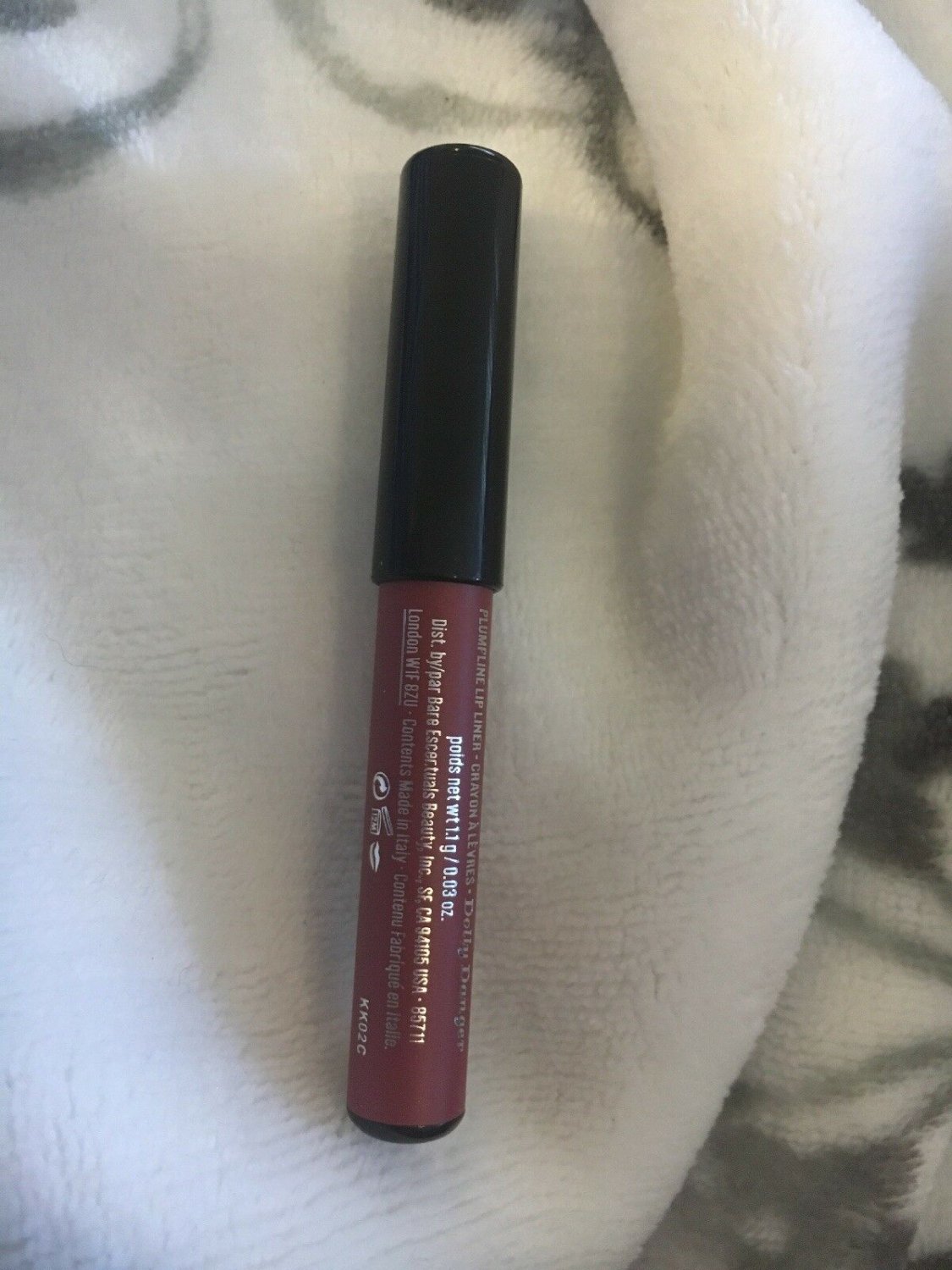 bareMinerals BUXOM Plumpline Lip Liner Crayon DOLLY DANGER Mauve Travel