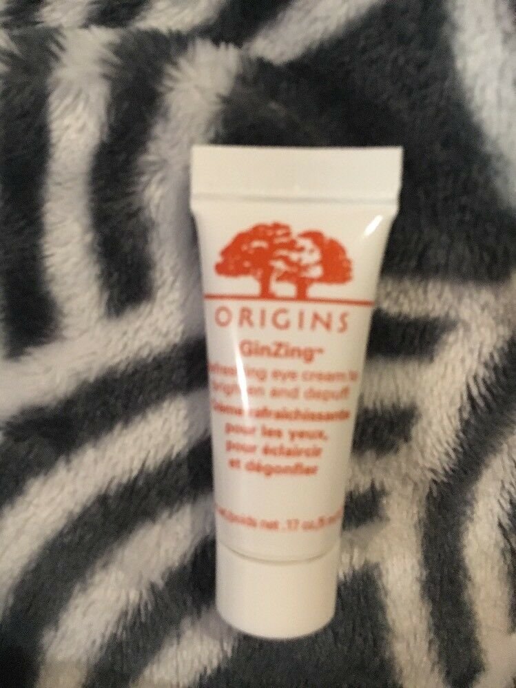 Origins GinZing Refreshing Eye Cream Moisturizer Cream Travel Mini .17