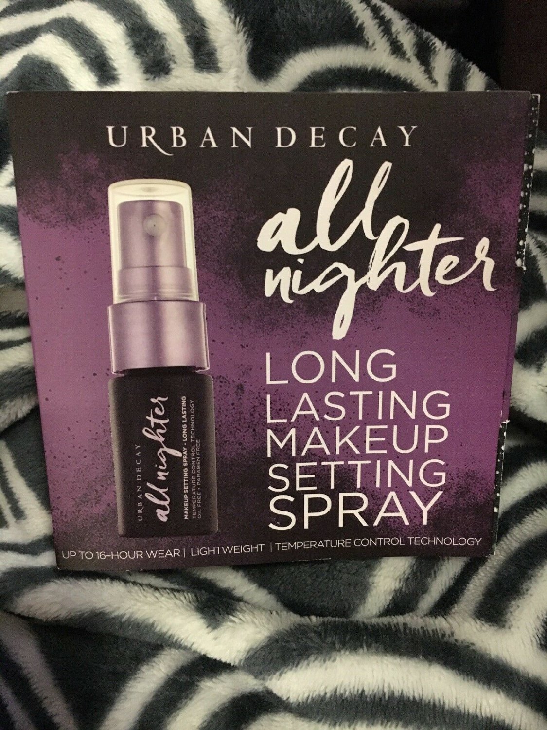 Authentic Urban Decay All Nighter Makeup Setting Spray .5 oz Trav BNIP