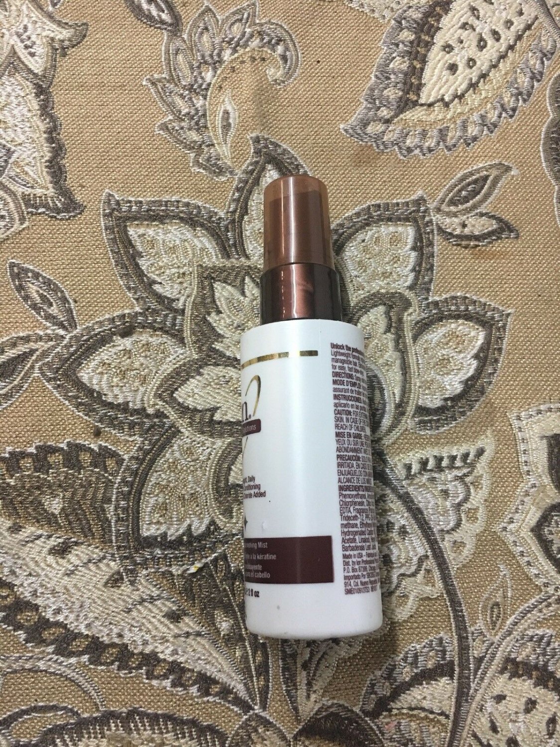 ion smooth solutions leave in conditioner 2 oz travel