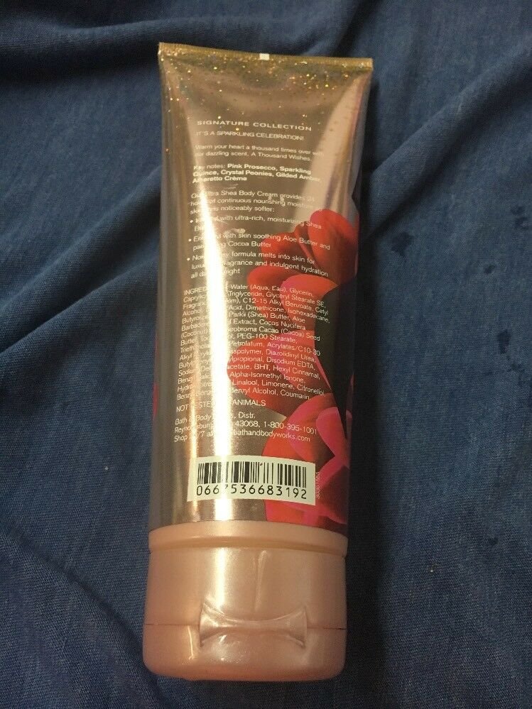 Bath And Body Works A Thousand Wishes Body Cream 8 Oz 