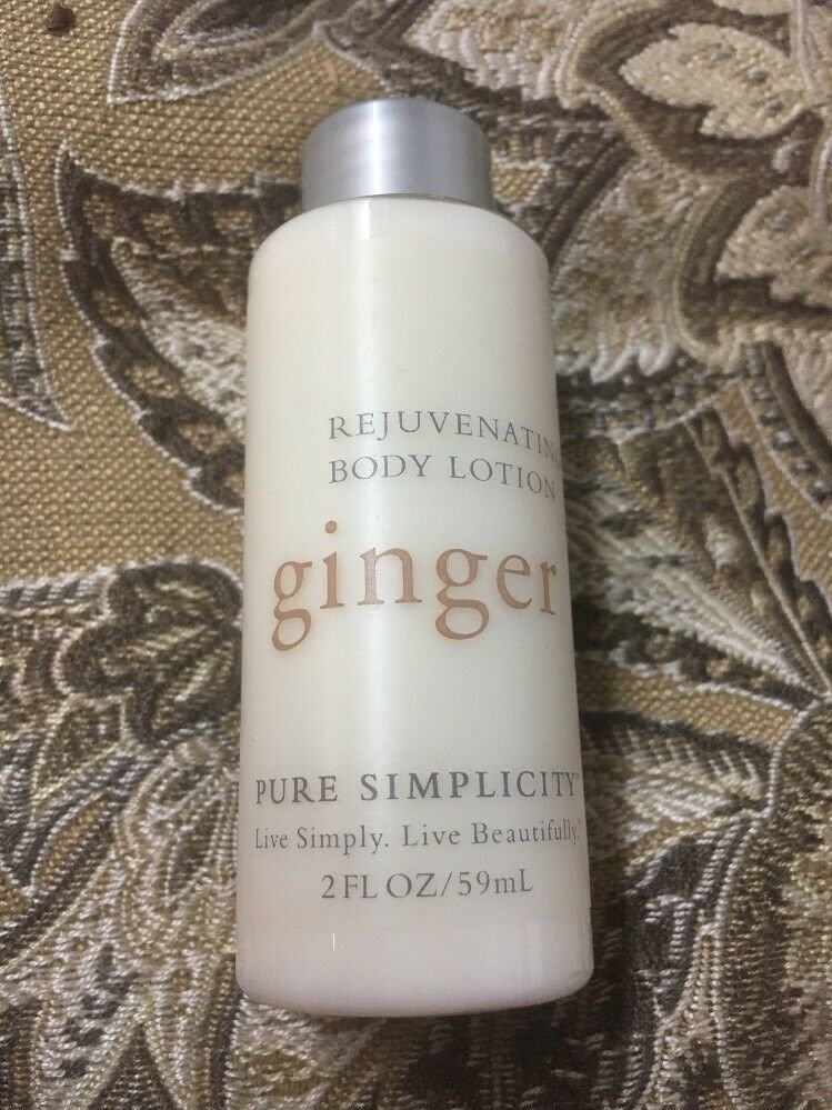 rejuvenating body lotion ginger pure simplicity 2 fl oz bath and body works