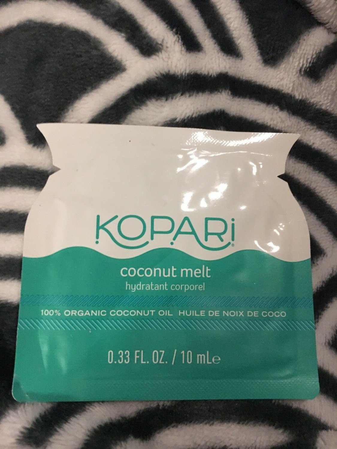 Kopari Coconut Melt 100 Organic Coconut Oil Deluxe Sample Size 10ml033floz 