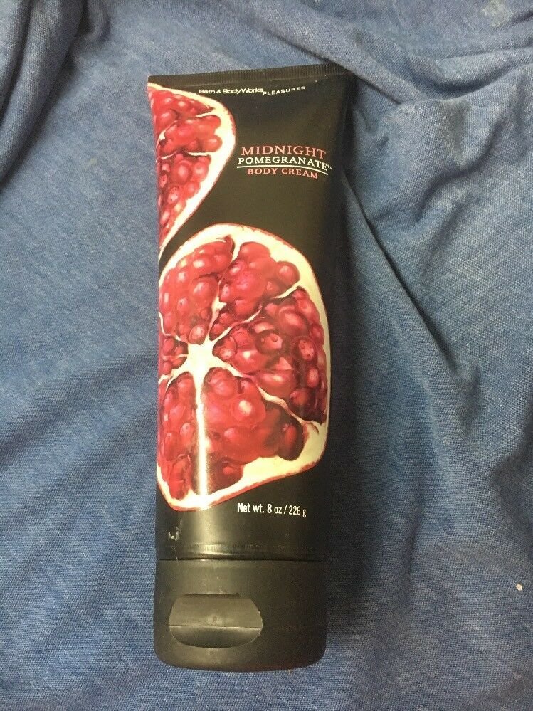 bath and body works midnight pomegranate body cream 8 oz