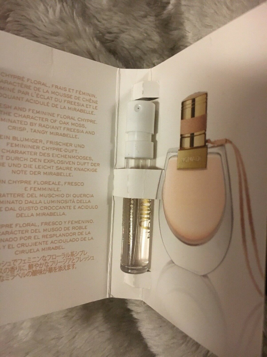 Chloe Nomade Eau de Parfum Sample Spray Vial Perfume Fragrance .04oz ...