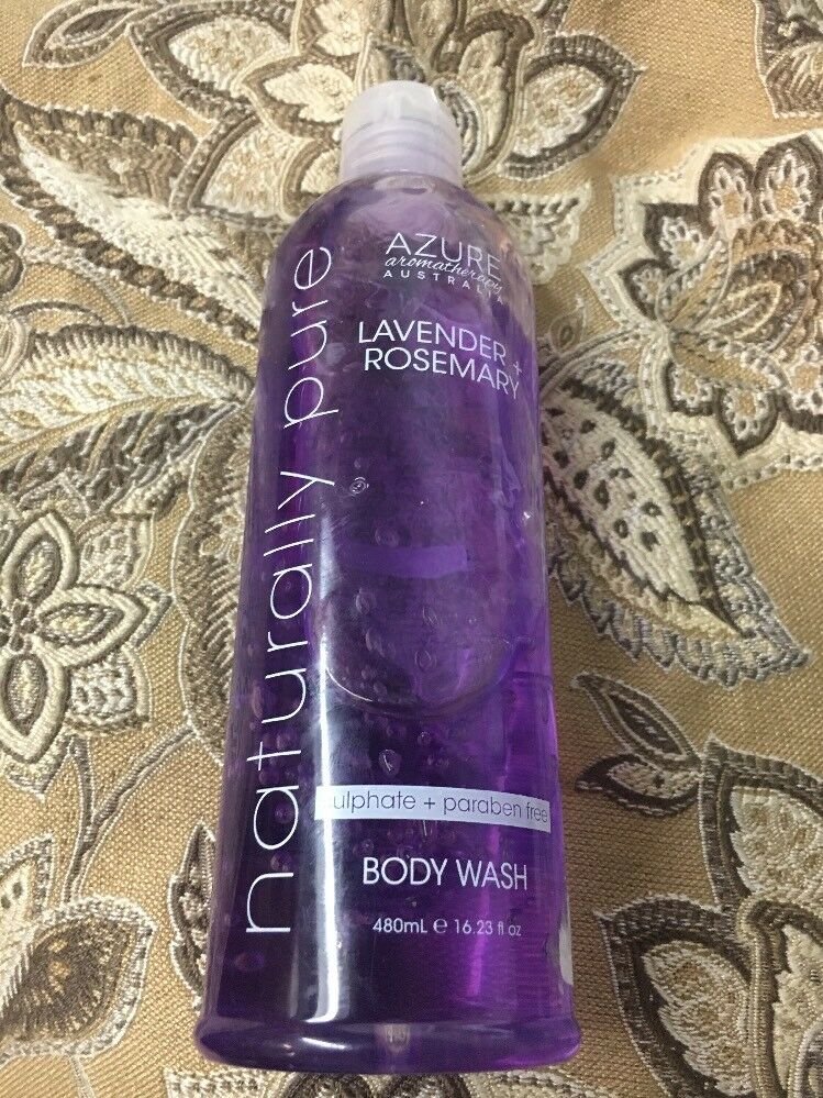azure lavender rosemary naturally pure body wash 16.23 oz