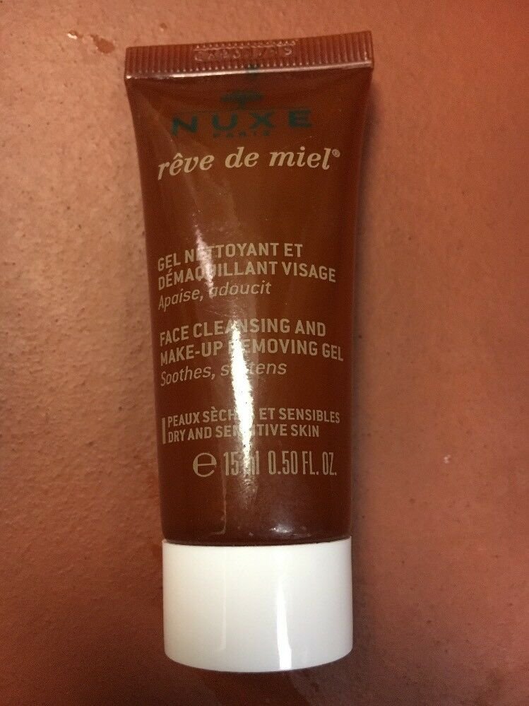Nuxe Face Cleansing Makeup Removal Gel, 0.5 fl. oz., NEW, travel