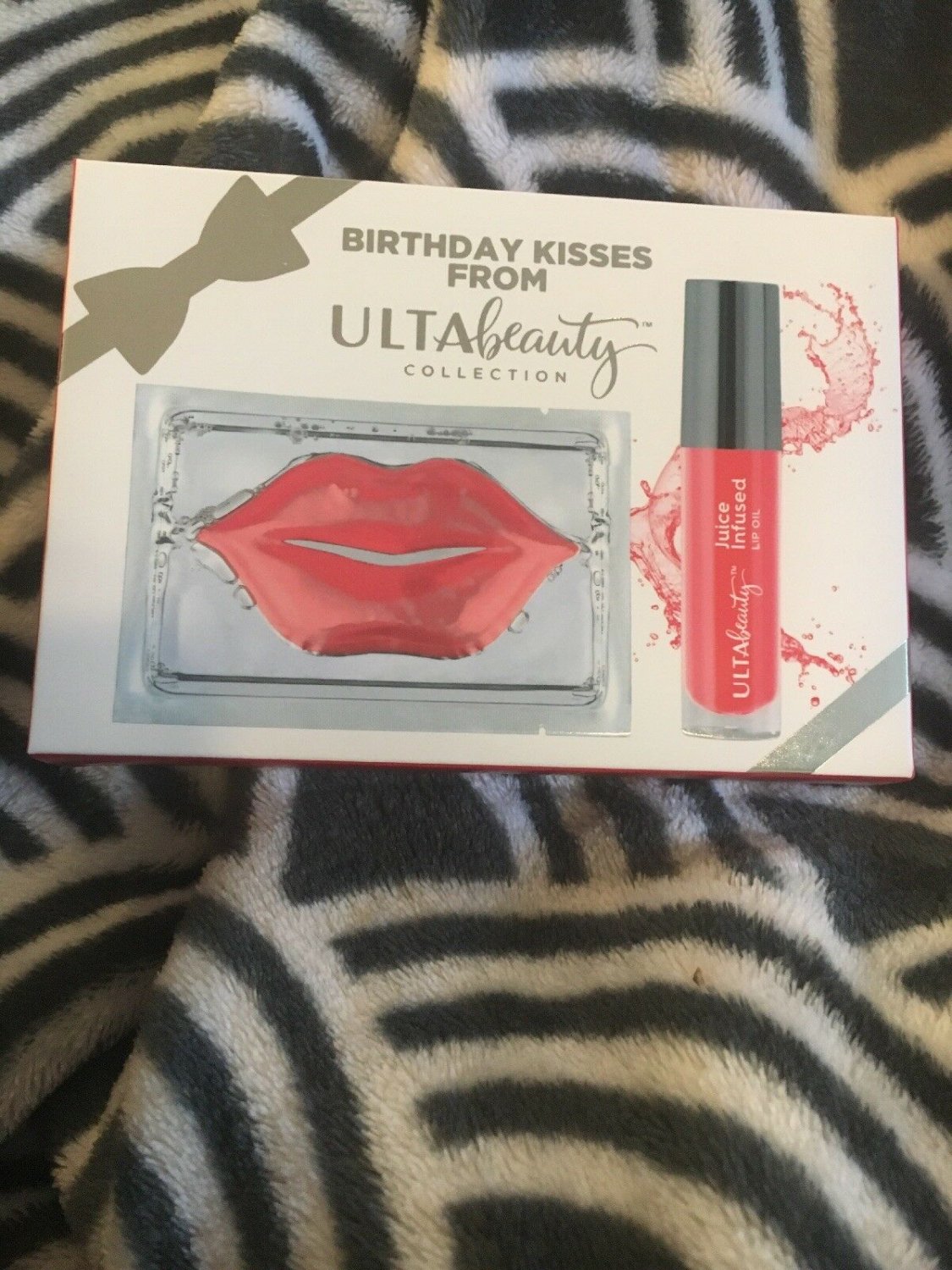 Lip Oil Mask Kit Birthday Kisses from Ulta Beauty Cranberry Pomegranate NEW
