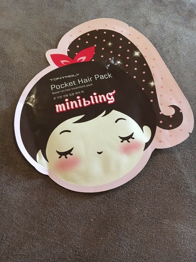 Tony moly mini bling pocket hair pack маска шапочка для волос