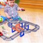 3D Electric Rail Speed Car Train Model Color Track Racing Car Fun Assemble Toys