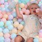 Eco-Friendly Colorful Ball Soft Plastic Ocean Funny Baby Dia 5.5cm 100pcs/lot