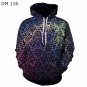 3D Brand Clothing Cap Space Galaxy Hoodies for Unisex