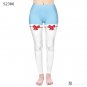 Legging Pink Tropics Printing With Multicolor Pattern
