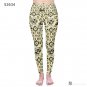 Legging Pink Tropics Printing With Multicolor Pattern