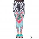 Women Legging Flamingo Palm Leaves Printing Leggings