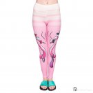 High Quality Women Legging Mr & Mrs Flamingo Printing Leggings