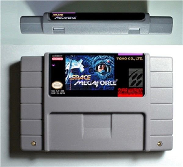 Space Megaforce Super Nintendo SNES 16 Bit NTSC Action Game Cartridge US Version